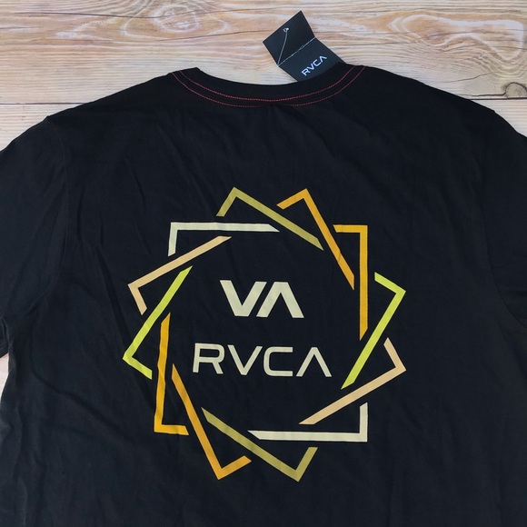 RVCA Black Cotton Tee - Picture 4 of 13